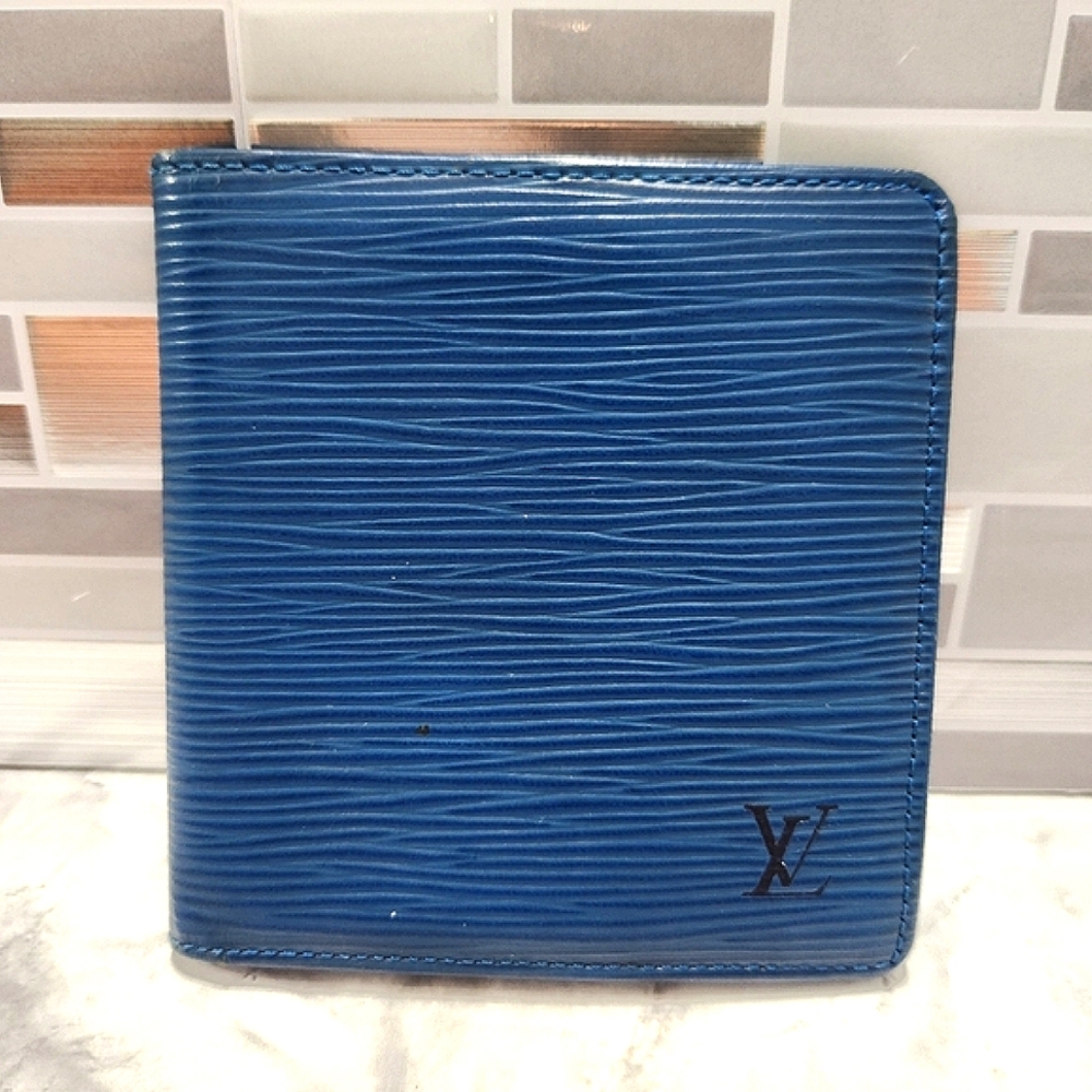 LV LOUIS VUITTON EPI MEN'S BIFOLD WALLET